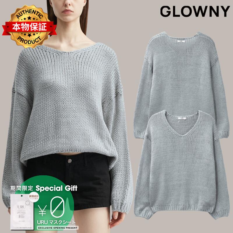 Glowny グロウニー 【本物保証】 ニット ストリート系 レディース G Cozy Over Knit Top