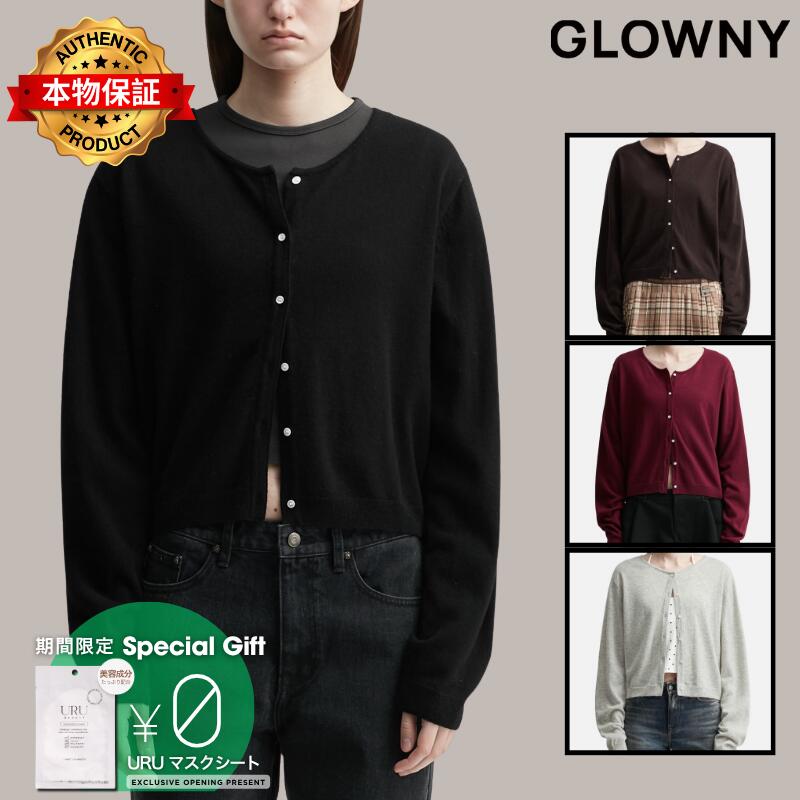 Glowny グロウニー 【本物保証】 カーディガン ストリート系 レディース G Classic Loose Fit Cardigan