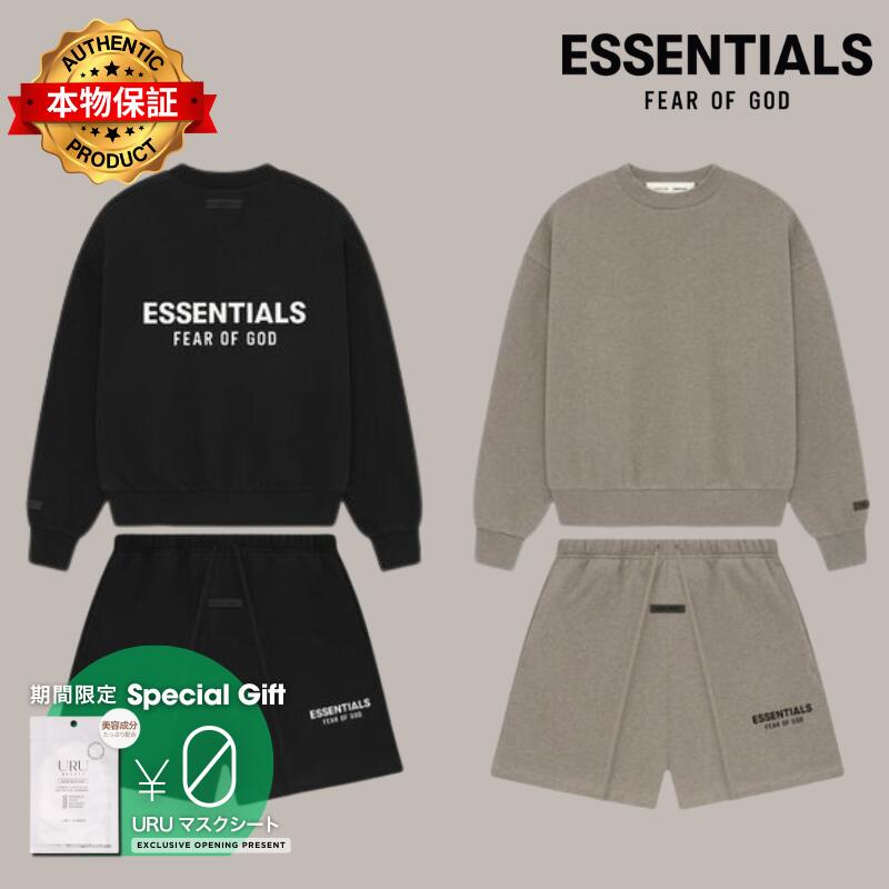 Essentials エッセンシャルズ【本物保証】セットアップ スウェット トレーナー 長袖 メンズ レディース Fear Of God フィアオブゴッド Sweatshirt & Sweatshorts シュプリーム ステューシー に続き ストリートウェアの大定番となったブランド 大きいサイズ