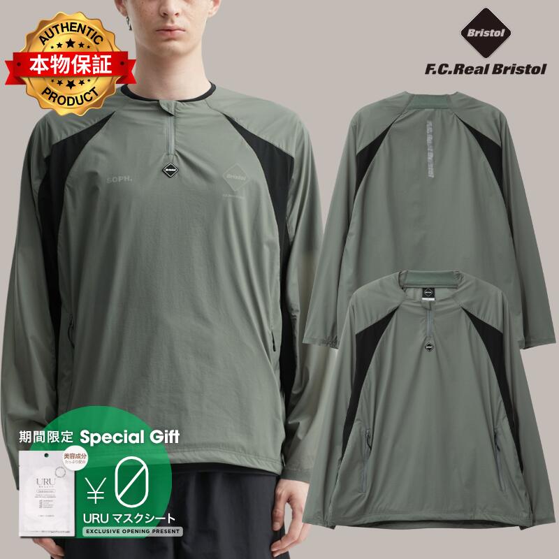 F C Real Bristol エフシーレアルブリストル 【本物保証】 パーカー・スウェット ストリート系 メンズ Ultra Light Weight Half Zip Piste