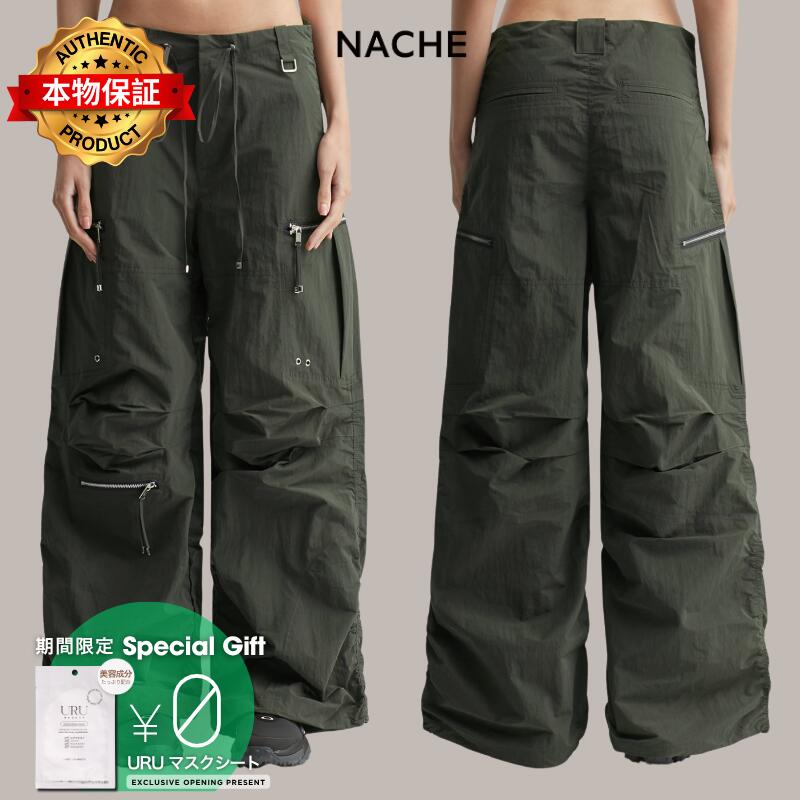Nache ナチェ 【本物保証】 スウェットパンツ ストリート系 レディース Puckering Jogger Pants