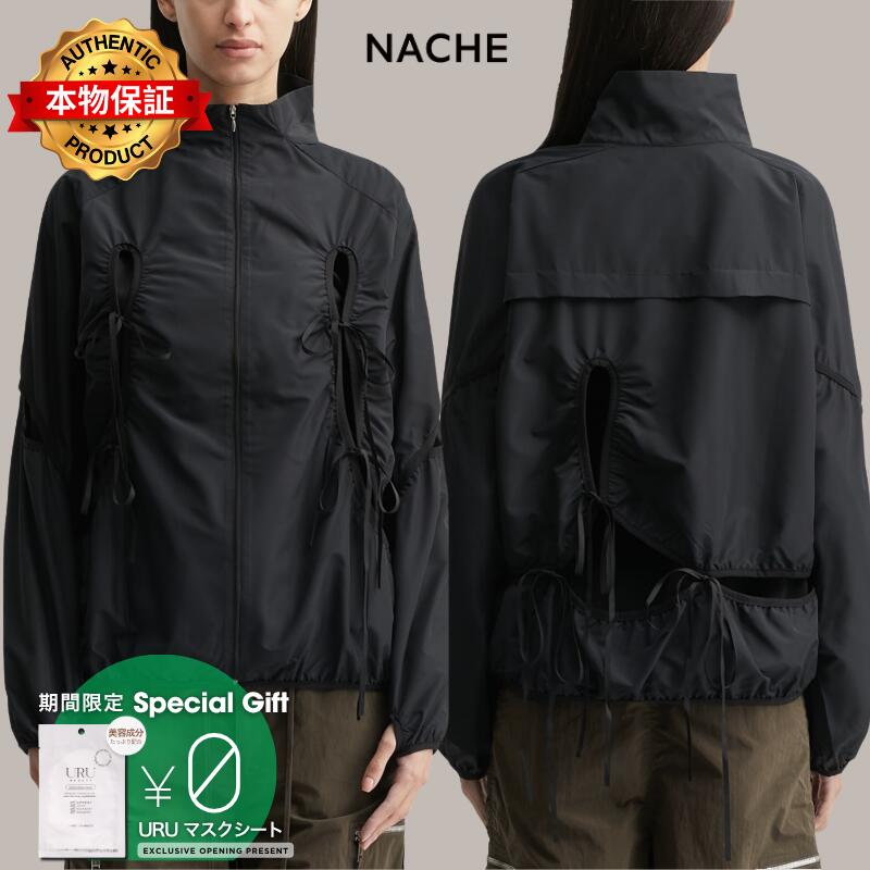 Nache ナチェ 【本物保証】 ジャケット・アウター ストリート系 レディース Cut-Out Wind Breaker