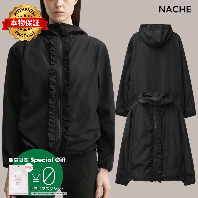 Nache ナチェ 【本物保証】 ジャケット・アウター ストリート系 レディース Ruffle Wind Breaker