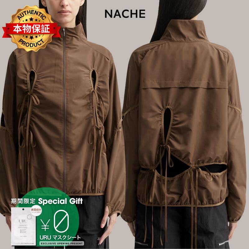 Nache ナチェ 【本物保証】 ジャケット・アウター ストリート系 レディース Exclusive Cut-Out Wind Breaker
