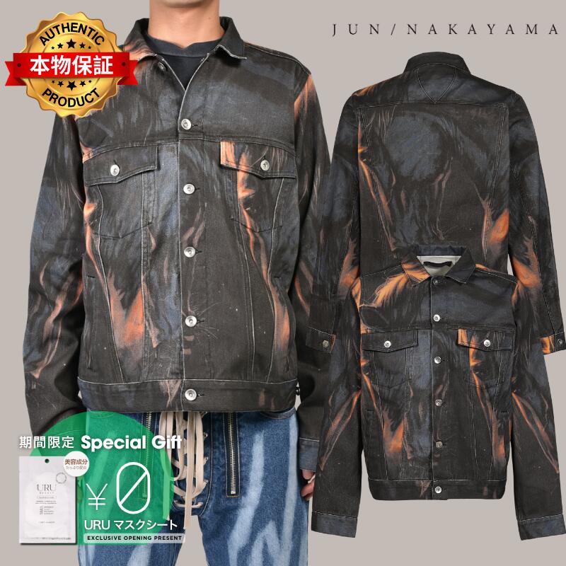 JUN/NAKAYAMA ジュン/中山 【本物保証】 ジャケット ストリート系 メンズ RUNAWAY DENIM JACKET / BLK