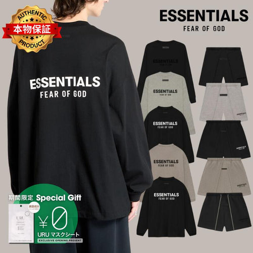 Essentials エッセンシャルズ【本物保証】セットアップ tee Tシャツ 半袖 ハーフパンツ メンズ レディース ショートパンツ ビンテージ Fear Of God フィアオブゴッド tee & Shorts シュプリーム ステューシー に続き ストリート ウェアの大定番となったブランド 大きいサイズ