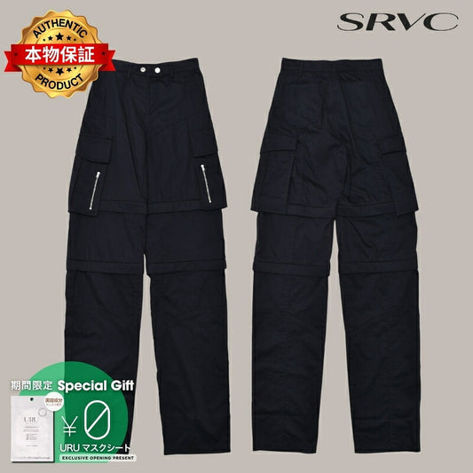 SRVC 【本物保証】 パンツ ストリート系 レディース TRADESMAN PANTS / DARK NVY