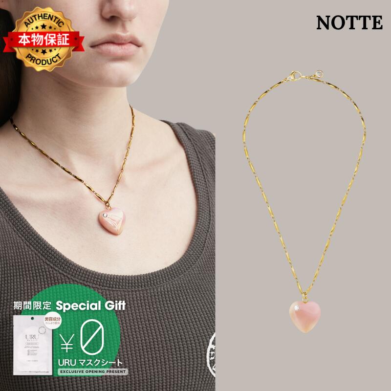 Notte ノッテ 【本物保証】 ネックレス ストリート系 レディース Sweet Nothing Heart Necklace