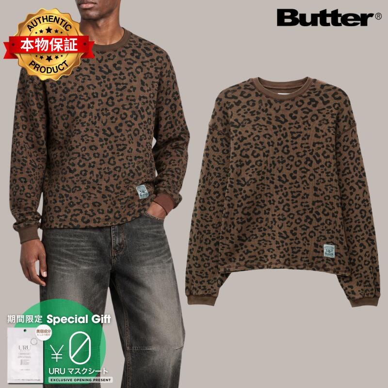 Butter Goods バターグッズ 【本物保証】 Tシャツ ストリート系 メンズ Waffle Long Sleeves Top