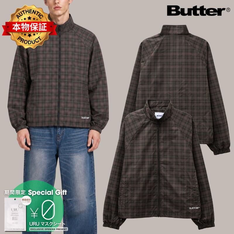 Butter Goods バターグッズ 【本物保証】 ジャケット ストリート系 メンズ Plaid Nylon Jacket