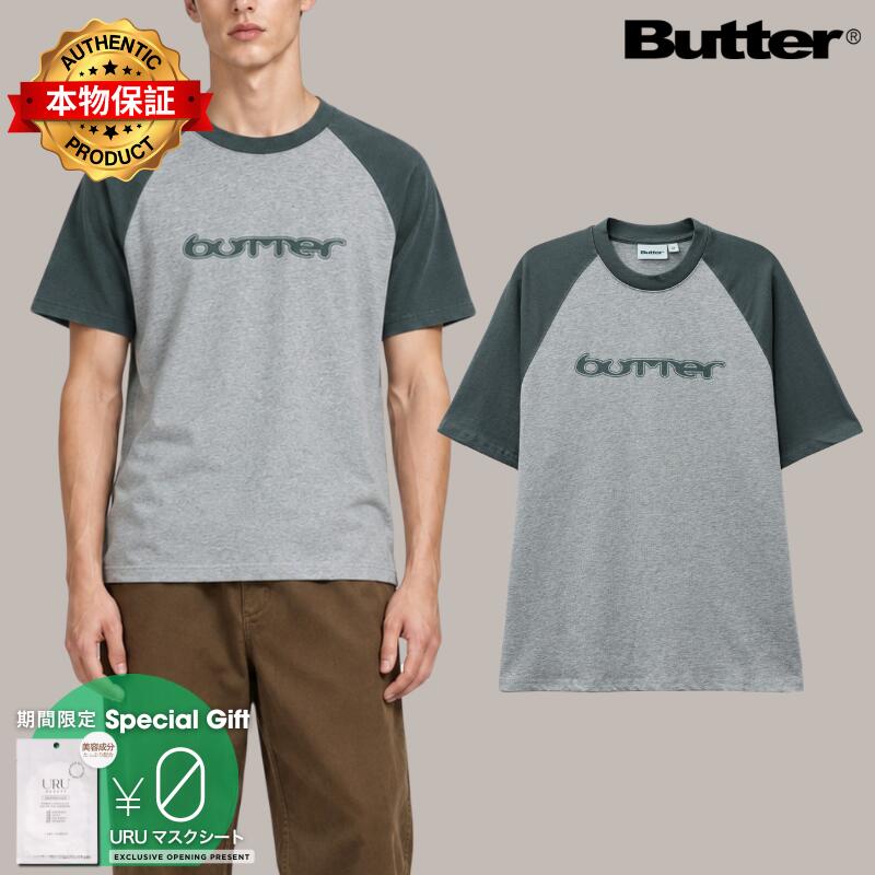 Butter Goods バターグッズ 【本物保証】 Tシャツ ストリート系 メンズ Witness Raglan T-Shirt
