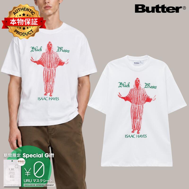 Butter Goods バターグッズ 【本物保証】 Tシャツ ストリート系 メンズ Black Moses T-Shirt