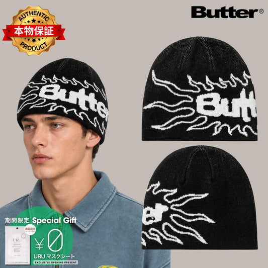 Butter Goods バターグッズ 【本物保証】 ビーニー ストリート系 メンズ Solar Skully Beanie