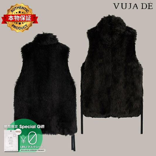 VUJA DE 【本物保証】 ジャケット・アウター ストリート系 メンズ Mika Fur Vest in Wool Acrylic