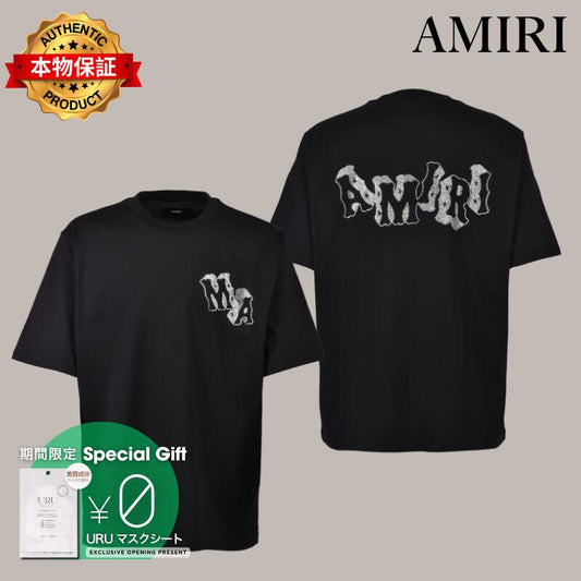AMIRI アミリ 【本物保証】 Tシャツ ストリート系 メンズ AMIRI BLOCK LETTER TEE / BLK