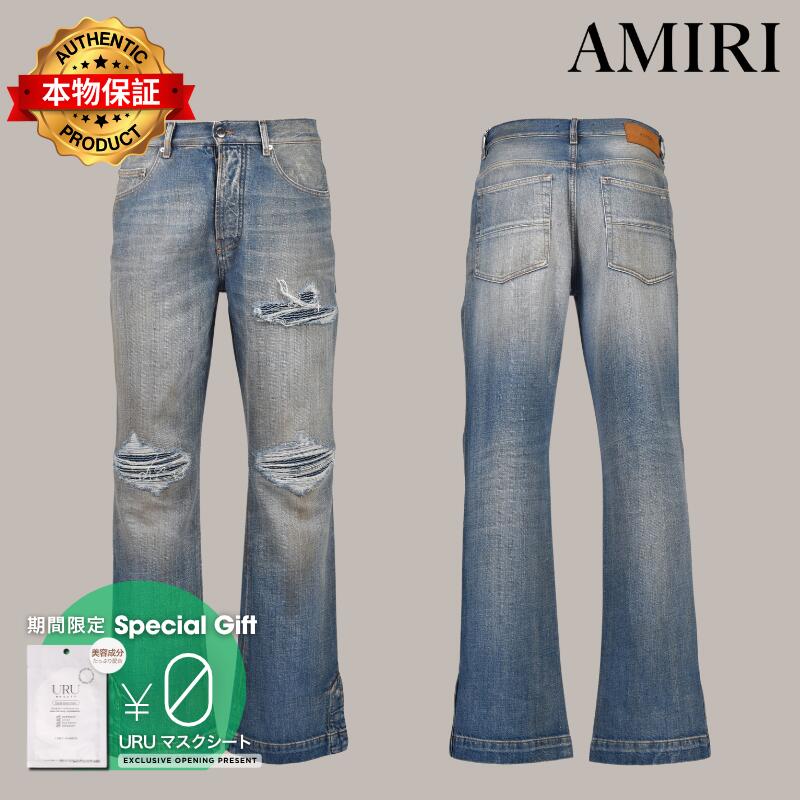 AMIRI アミリ 【本物保証】 デニムパンツ ストリート系 メンズ STRAIGHT FLARE MX1 JEAN / CANYON SKY