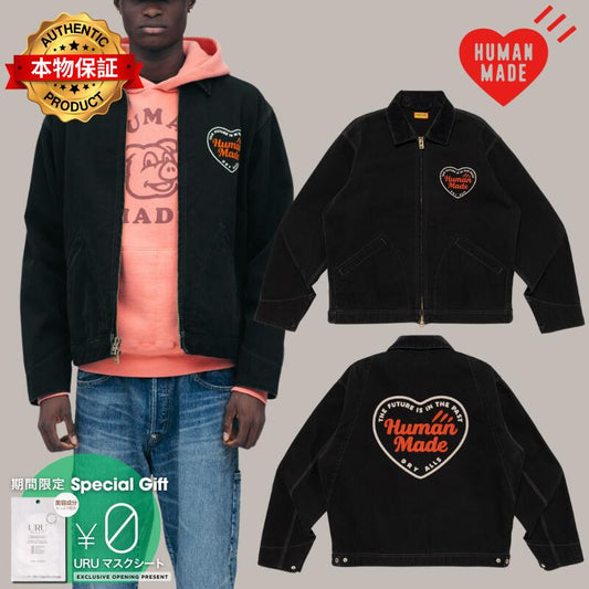 Human Made ヒューマンメイド 【本物保証】 ジャケット ストリート系 ユニセックス Zip-Up Work Jacket