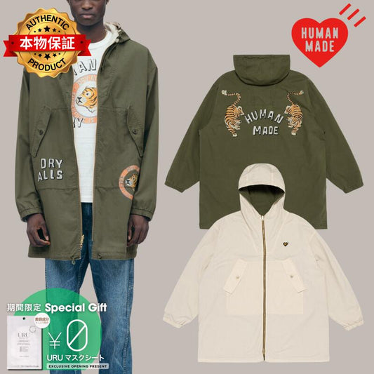 Human Made ヒューマンメイド 【本物保証】 パーカー ストリート系 ユニセックス Reversible Hooded Coat