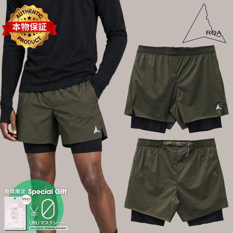 Roa ROA 【本物保証】 ショートパンツ ストリート系 メンズ Helder 5 Inch 2-In-1 Running Shorts
