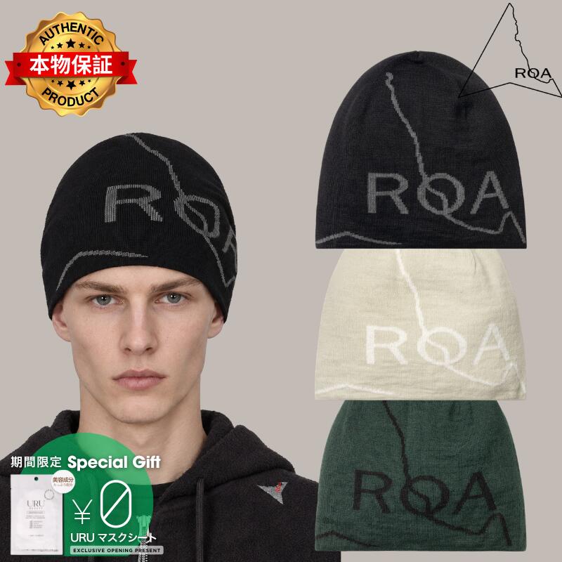 Roa ROA 【本物保証】 ビーニー ストリート系 メンズ Logo Wool Beanie