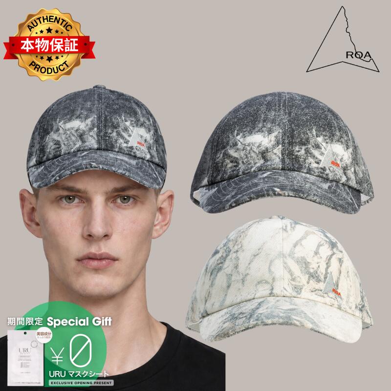 Roa ROA 【本物保証】 キャップ ストリート系 メンズ ROA X Wrangler Denim 6 Panel Cap Washed Pattern