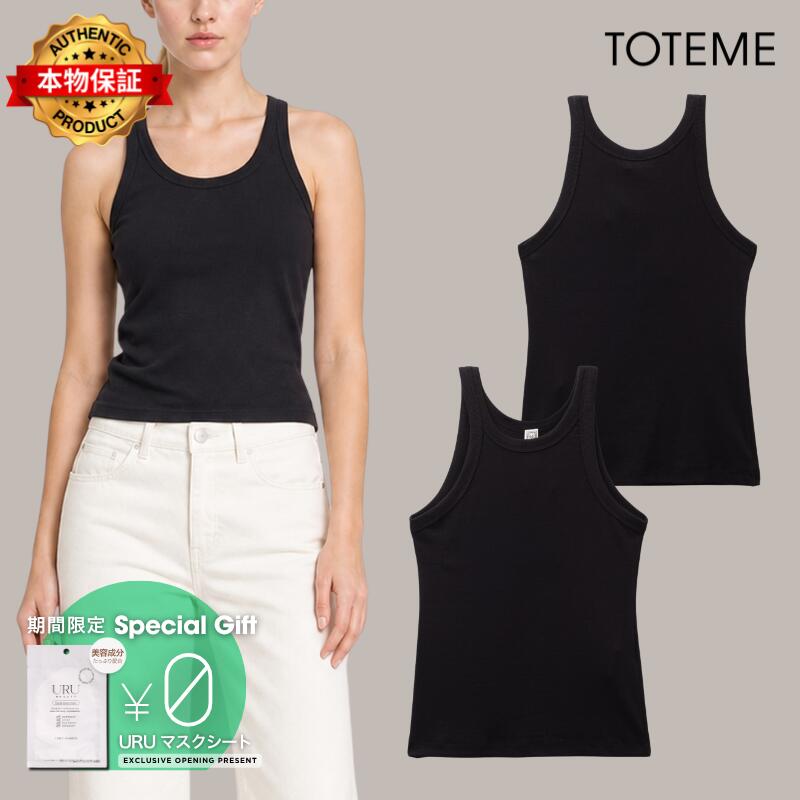 Toteme トテーム 【本物保証】 Tシャツ ストリート系 レディース Curved Rib Tank