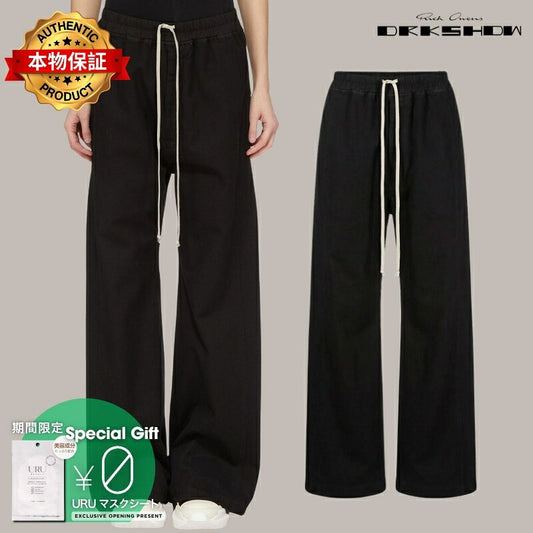 Rick Owens DRKSHDW リック・オウエンス・ダークシャドウ 【本物保証】 パンツ ストリート系 レディース WIDE PUSHER PANTS