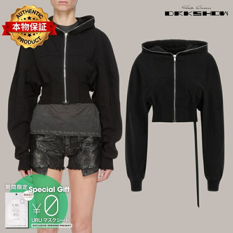 Rick Owens DRKSHDW リック・オウエンス・ダークシャドウ 【本物保証】 パーカー ストリート系 レディース COLLAGE GIMP HOODIE