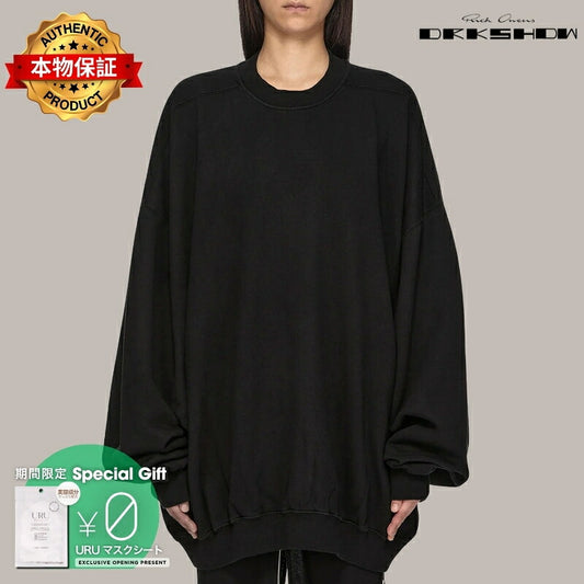 Rick Owens DRKSHDW リック・オウエンス・ダークシャドウ 【本物保証】 スウェット ストリート系 レディース HUN CREWNECK