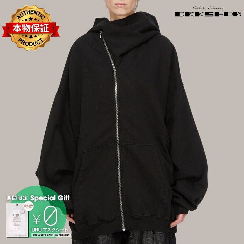 Rick Owens DRKSHDW リック・オウエンス・ダークシャドウ 【本物保証】 パーカー ストリート系 レディース MOUNTAIN HUN HOODIE