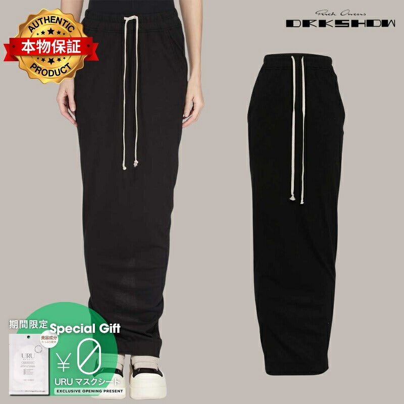 Rick Owens DRKSHDW リック・オウエンス・ダークシャドウ 【本物保証】 スカート ストリート系 レディース PULL ON PILLAR SKIRT