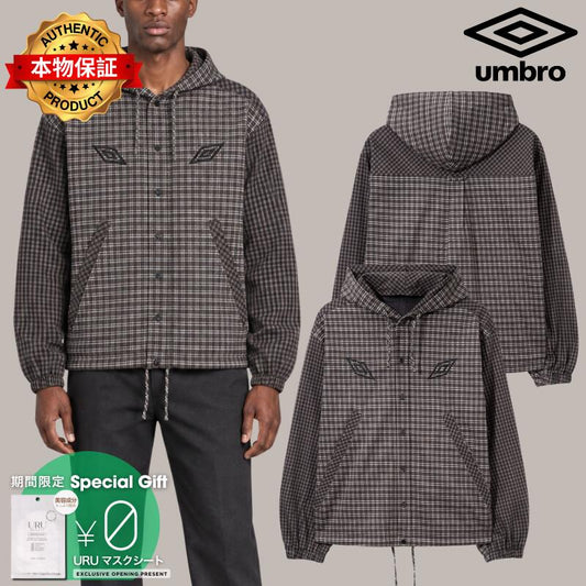 Umbro アンブロ 【本物保証】 ジャケット ストリート系 メンズ Slam Jam X Umbro Double Plaid Overshirt Dark