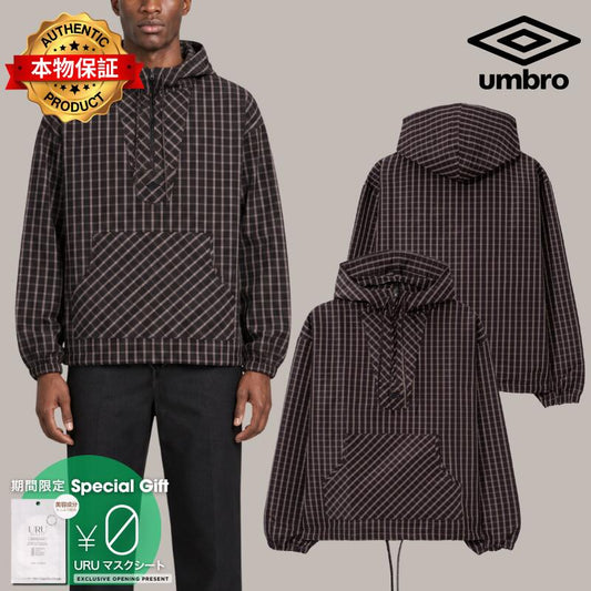 Umbro アンブロ 【本物保証】 ジャケット・アウター ストリート系 メンズ Slam Jam X Umbro Check Masked Anorak
