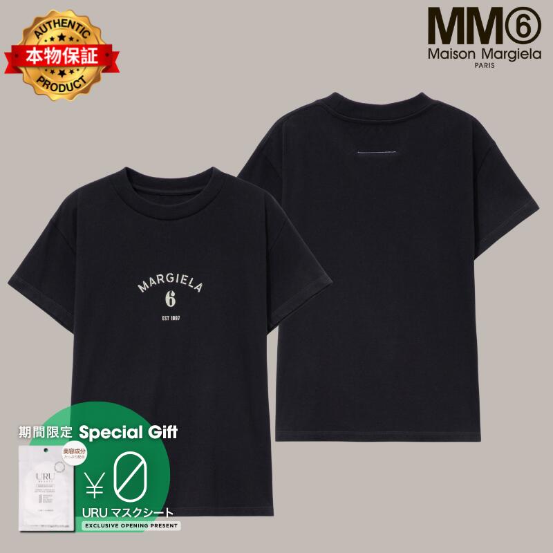 Mm6 Maison Margiela エムエムシックス　メゾン・マルジェラ 【本物保証】 Tシャツ ストリート系 レディース Signature Jersey T-Shirt