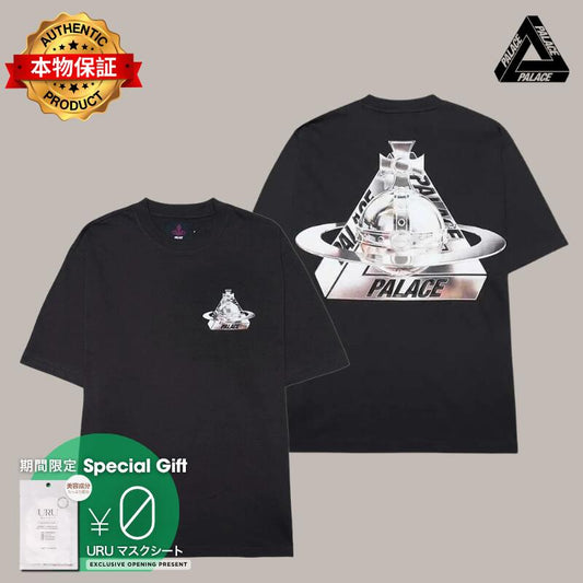 PALACE パレス 【本物保証】 Tシャツ ストリート系 ユニセックス パレス x ヴィヴィアンウエストウッド Tシャツ "ブラック" P26VWTS002