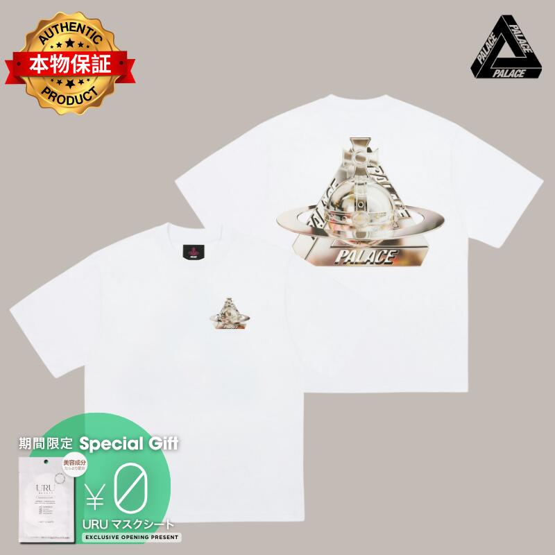 PALACE パレス 【本物保証】 Tシャツ ストリート系 ユニセックス パレス x ヴィヴィアンウエストウッド Tシャツ "ホワイト" P26VWTS001