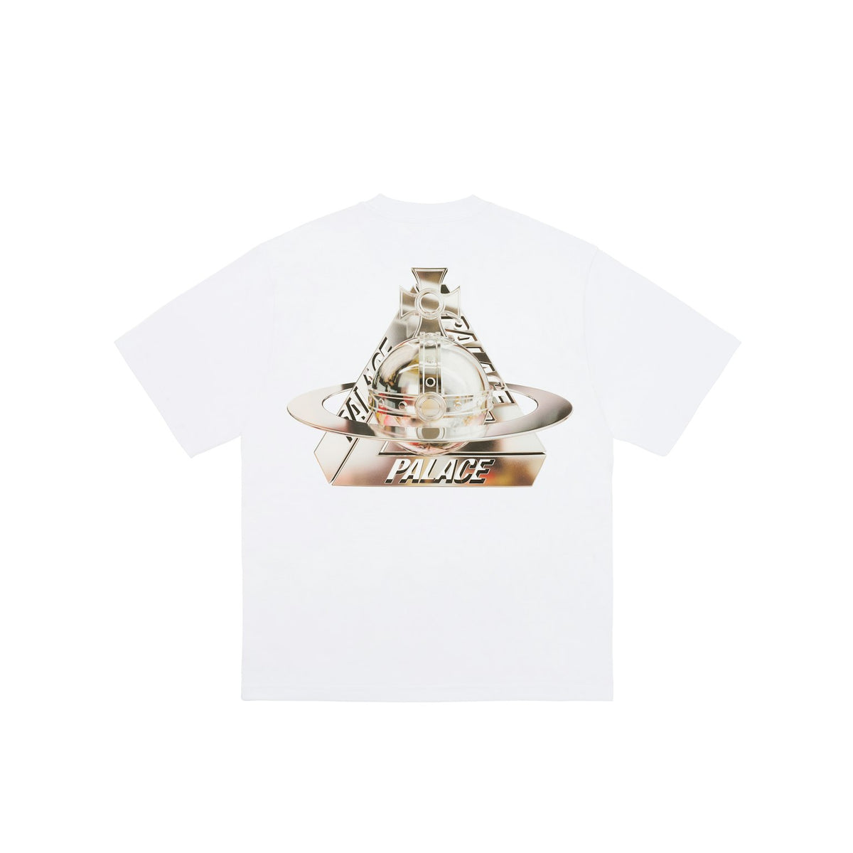PALACE パレス 【本物保証】 Tシャツ ストリート系 ユニセックス パレス x ヴィヴィアンウエストウッド Tシャツ "ホワイト" P26VWTS001