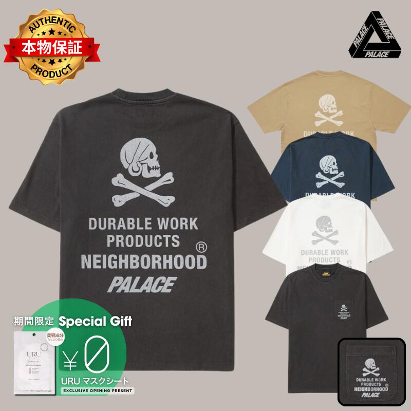 PALACE パレス 【本物保証】 Tシャツ ストリート系 ユニセックス パレス x ネイバーフッド ポケットTシャツ "ホワイト" P29TS105