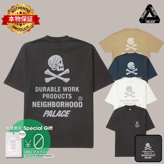 PALACE パレス 【本物保証】 Tシャツ ストリート系 ユニセックス パレス x ネイバーフッド ポケットTシャツ "ホワイト" P29TS105