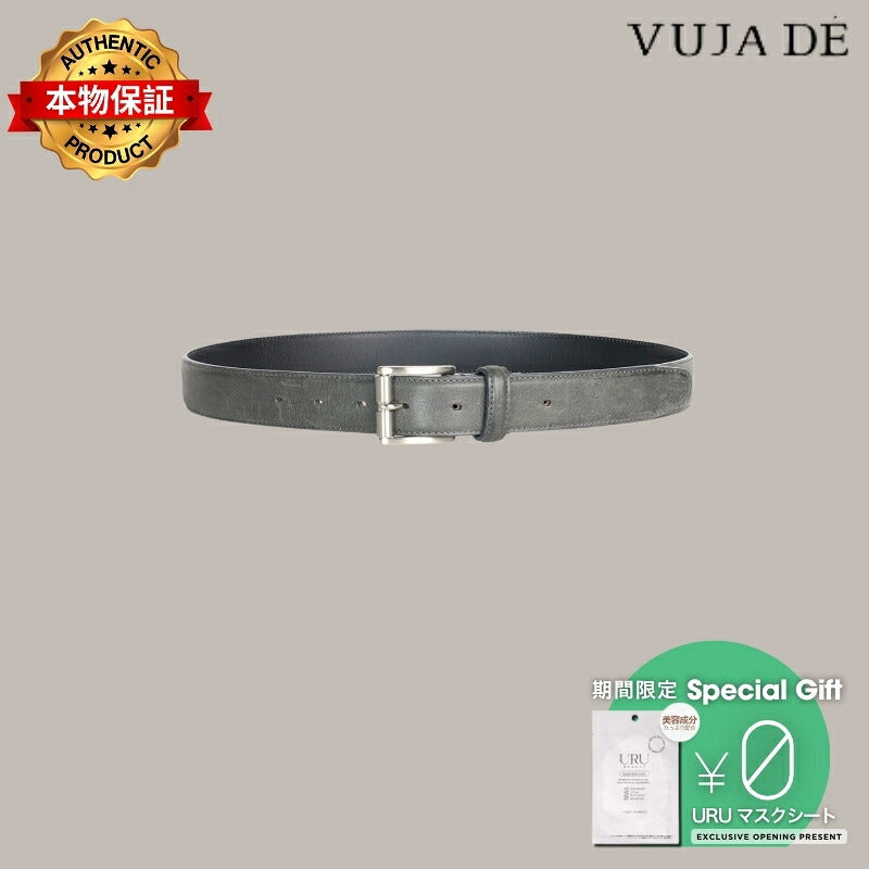 VUJA DE ヴジャ・デ 【本物保証】 ベルト ストリート系 メンズ Roller Buckle Waxed Leather Belt