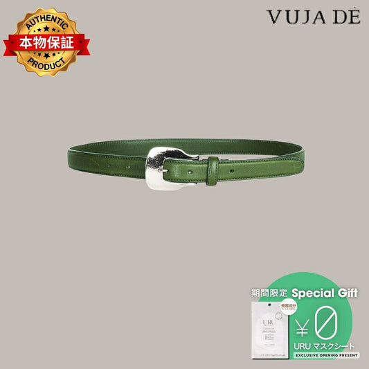 VUJA DE ヴジャ・デ 【本物保証】 ベルト ストリート系 メンズ WESTERN BUCKLE LEATHER BELT