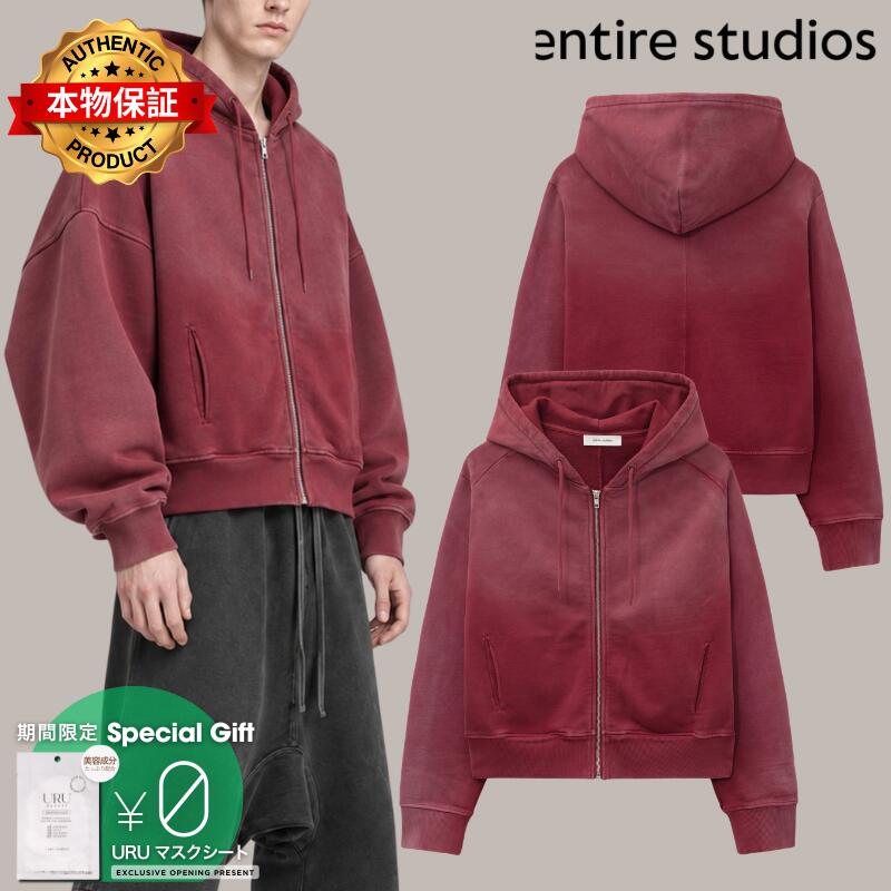 Entire Studios エンタイアスタジオ 【本物保証】 パーカー・スウェット ストリート系 ユニセックス Slim Zip Up