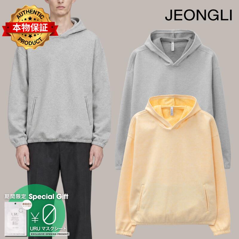 J Eongl I ジョンリ 【本物保証】 パーカー ストリート系 メンズ Hybrid Wool Hoodie
