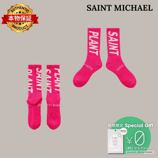 SAINT MICHAEL 聖ミカエル 【本物保証】 ソックス ストリート系 メンズ CP_SOCKS / SNT PLANT