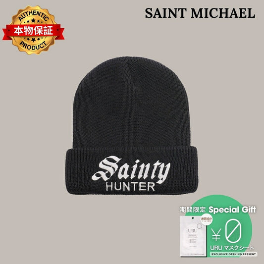 SAINT MICHAEL 聖ミカエル 【本物保証】 ニット ストリート系 メンズ BH_KNIT CAP/SAINTYHUNTER