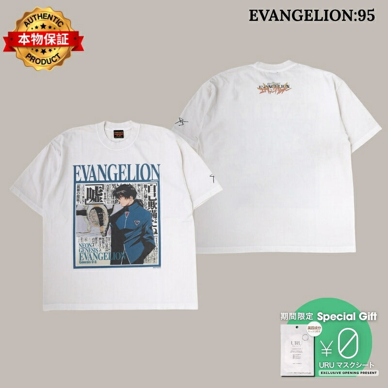 EVANGELION:95 エヴァンゲリオン キュウジュウゴ 【本物保証】 Tシャツ ストリート系 レディース T-Shirt