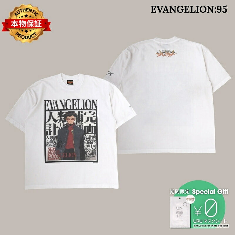 EVANGELION:95 エヴァンゲリオン キュウジュウゴ 【本物保証】 Tシャツ ストリート系 レディース T-Shirt
