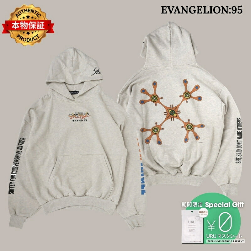 EVANGELION:95 エヴァンゲリオン キュウジュウゴ 【本物保証】 パーカー・スウェット ストリート系 レディース Parka