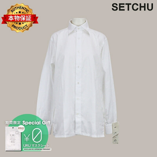 SETCHU 折衷 【本物保証】 シャツ ストリート系 レディース SETCHU SHIRTS 2 COTTON