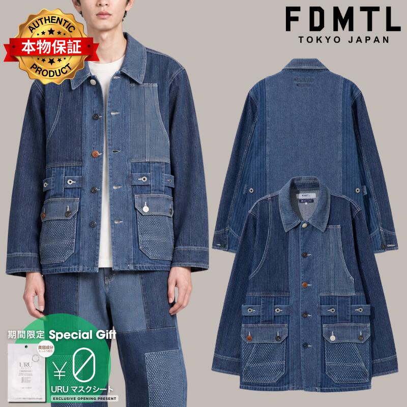 Fdmtl ファンダメンタル 【本物保証】 ジャケット ストリート系 メンズ Coverall Jacket 3YR Wash